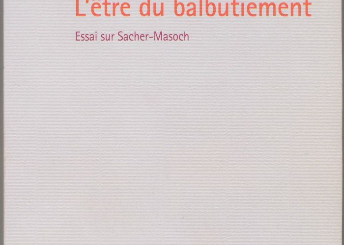 L’Être du balbutiement