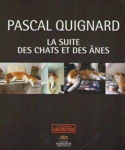 Suite chats ânes, 1e couv